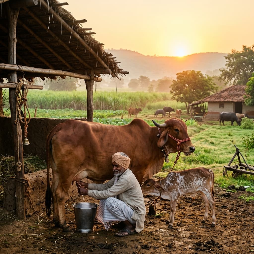 Farm Sunrise at Jhanwar Sa